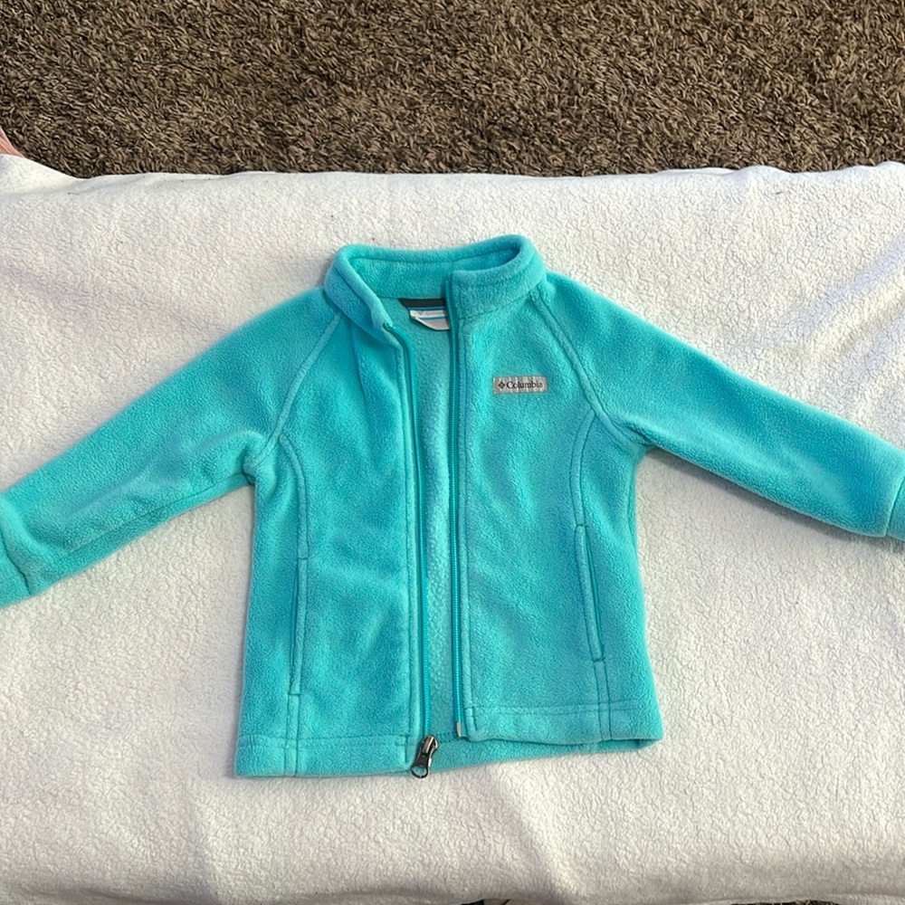 Columbia Teal Fleece Jacket